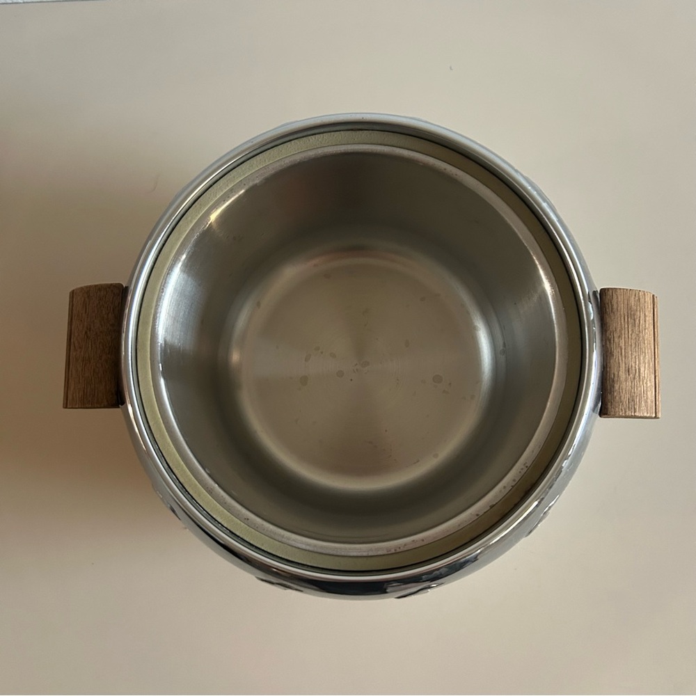 MidCentury Modern MCM Vintage West Bend Penguin Cold Server Ice Bucket Stainless - Picture 5 of 6